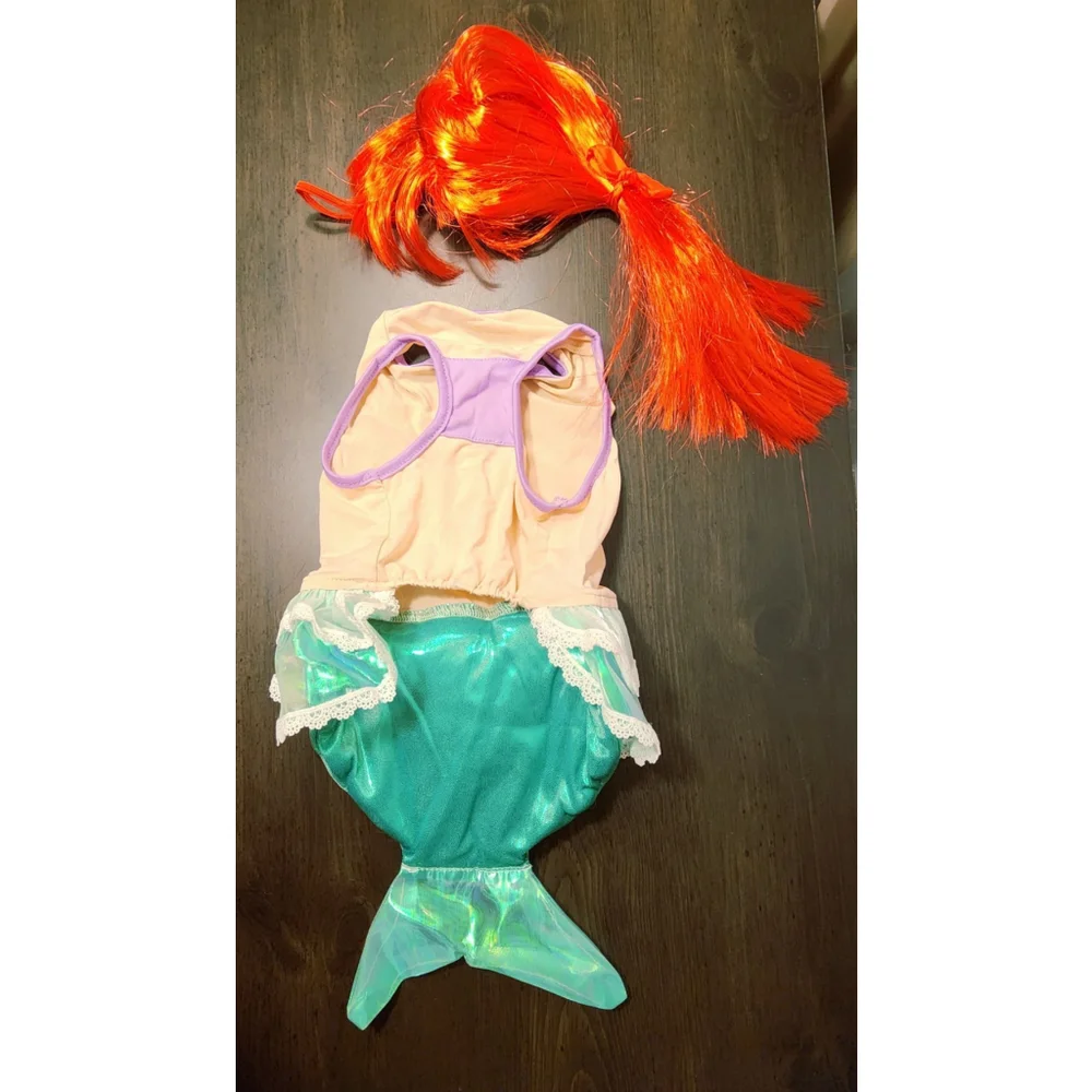 Disney Princess Ariel The Little Mermaid- SMALL Dog Halloween Costume - Picture 4 of 10